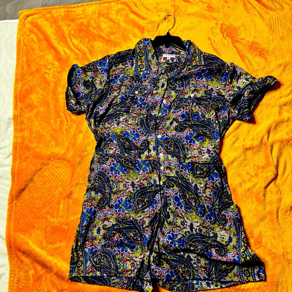 Satin romper